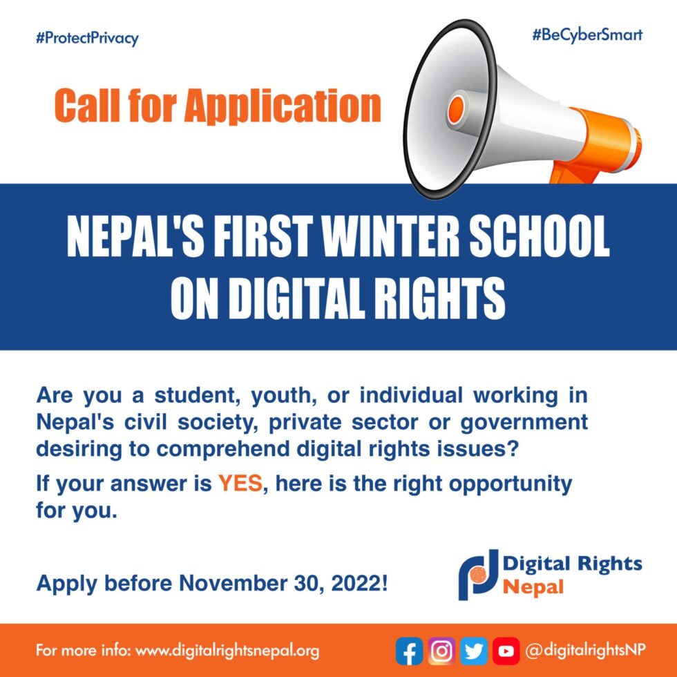 Nepal’s First Winter School on Digital Rights