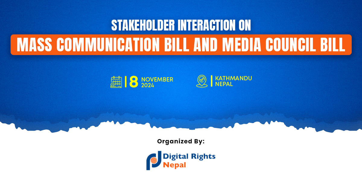 Stakeholder Interaction on Mass Communication Bill and Media Council Bill