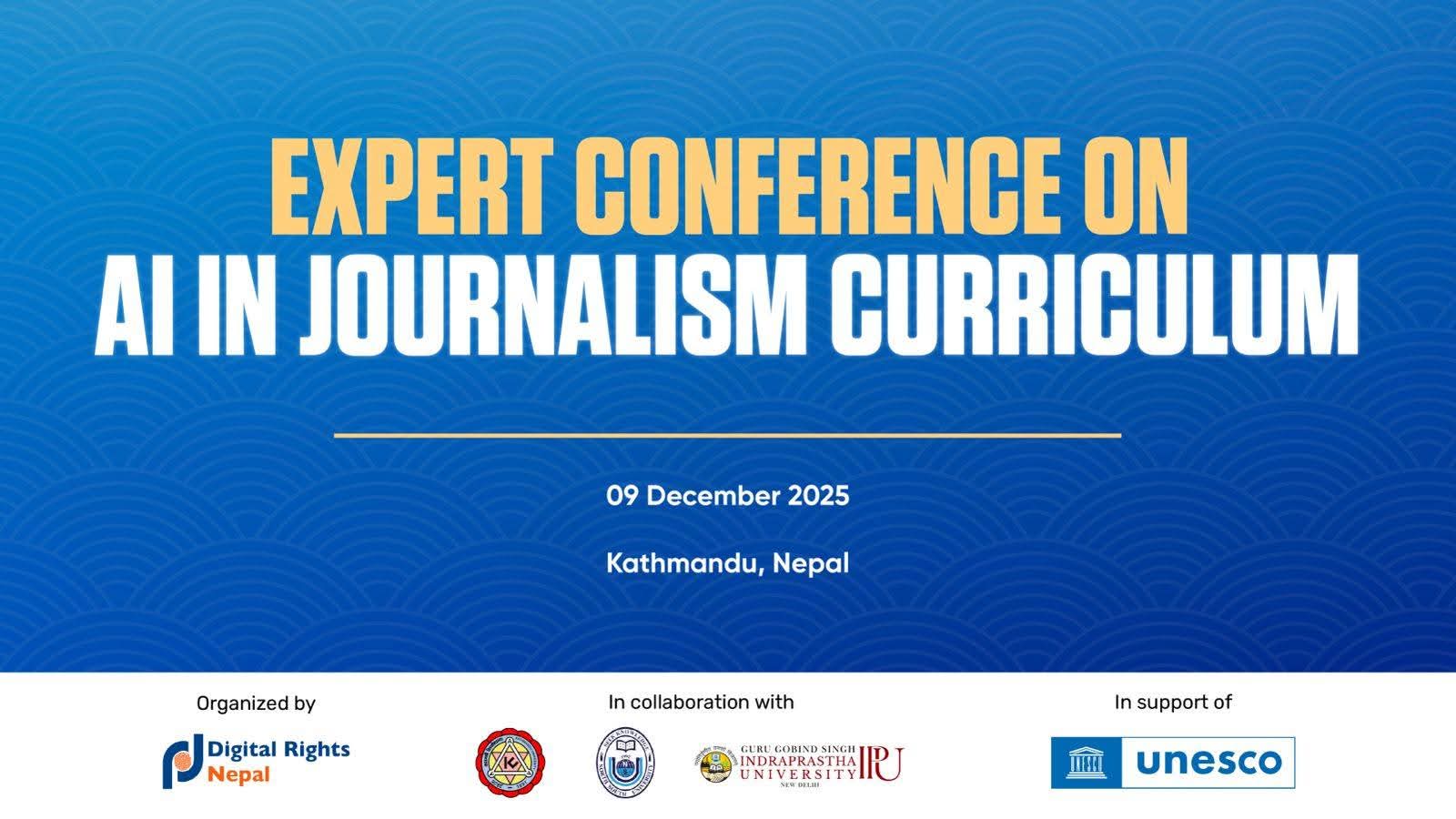 Expert Conference on AI in Journalism Curriculum
