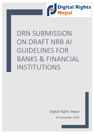 DRN SUBMISSION ON DRAFT NRB AI GUIDELINES FOR BANKS & FINANCIAL INSTITUTIONS